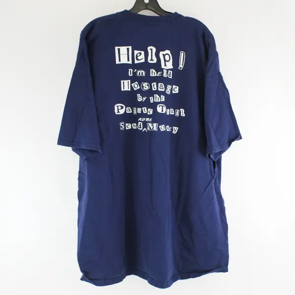 Port & Company Lizzie and Charlie's RV/ATV Park Navy Blue T-Shirt Men's 3XLT
