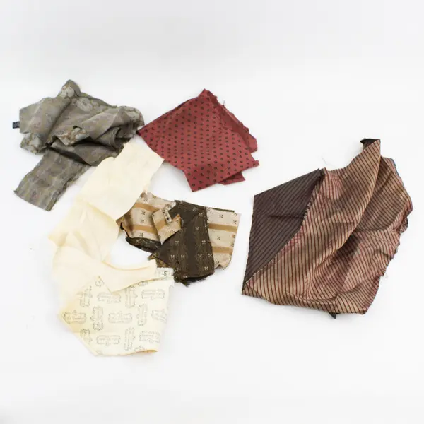 1 Lb Lot of Silk and Silk Blend Fabric Scraps DIY Crazy Quilt Sewing