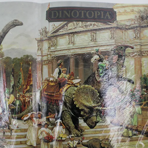 Greenwich Workshop James Gurney Dinosaur Parade Dinotopia Book Jacket 14x24