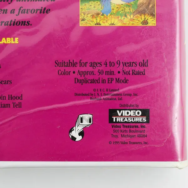 Thumbelina Children's Animated Movie VHS Video Tape 1995, #SV9800 