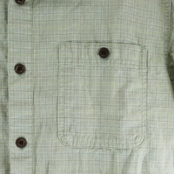 Patagonia Sage Green Short-Sleeved Button-Up Men's Medium
