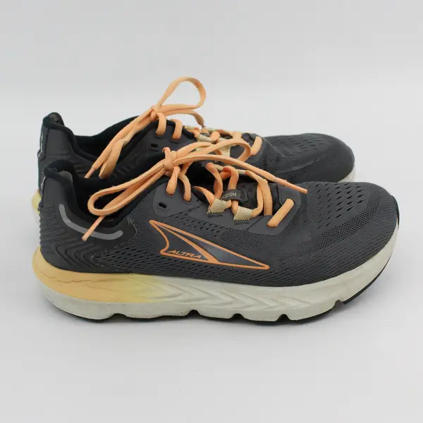Altra Gray/Orange Provision 7 Road Running Shoes Lace Up Sneakers Womens Size 9