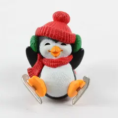 Hallmark Merry Miniatures Penguin Ice Skates Figurine 1983