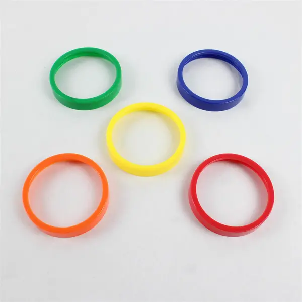 Lot of 5 Colored Lip Rings for Magic Bullet Blender Mugs