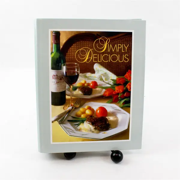 Simply Delicious Cookbook Recipes Binder Hardcover 