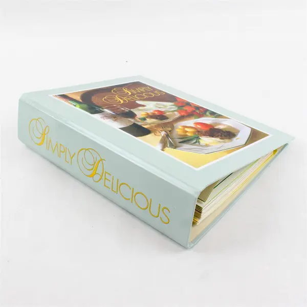 Simply Delicious Cookbook Recipes Binder Hardcover 