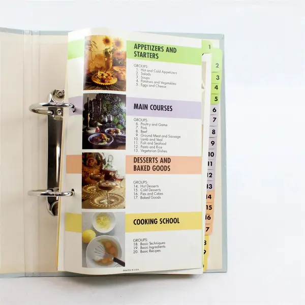 Simply Delicious Cookbook Recipes Binder Hardcover 