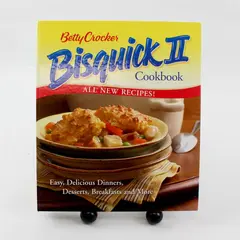 Betty Crocker Bisquick II Cookbook - Hardcover Spiral Bound