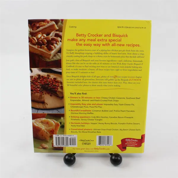Betty Crocker Bisquick II Cookbook - Hardcover Spiral Bound