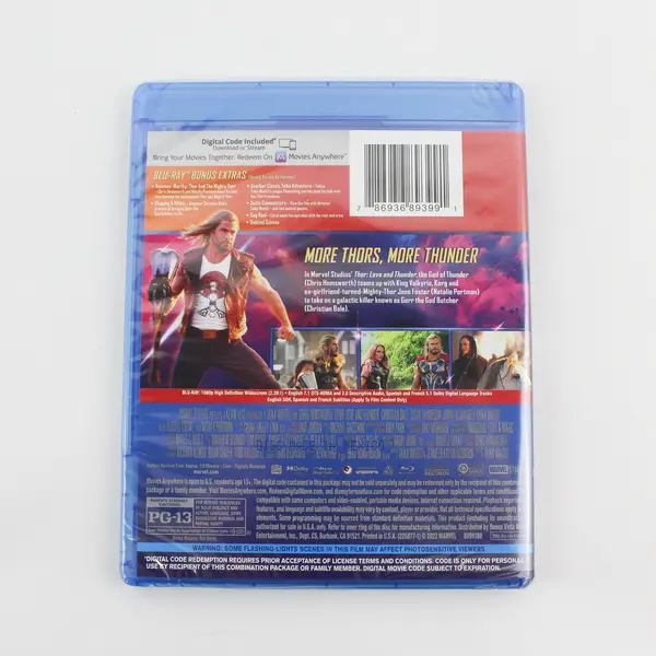 Thor Love and Thunder Blu-ray 2022 Sealed