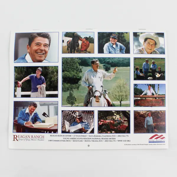 Reagan Ranch 2016 Calendar From Young America's Foundation