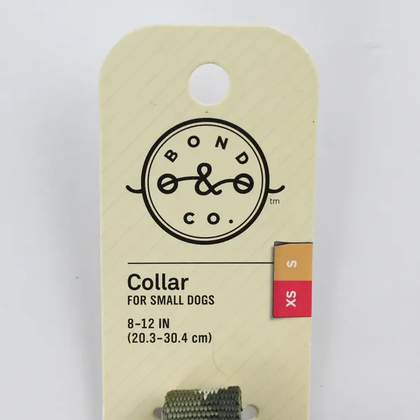 Bond & Co Green Olive Camouflage Adjustable Dog Collar Small/XSmall