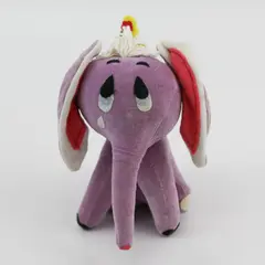 Vintage Dakin Dream Pets Lavender Crying Circus  Elephant Plush Animal Japan 6"