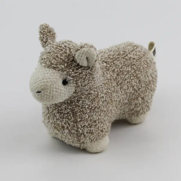 Vintage 1999 Learningsmith Barnyard Banter Plush Terry Cloth  Sheep 4.5" 