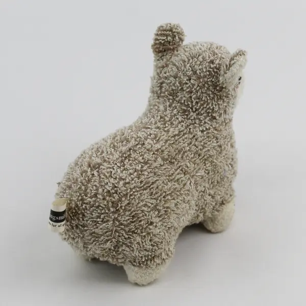 Vintage 1999 Learningsmith Barnyard Banter Plush Terry Cloth  Sheep 4.5" 