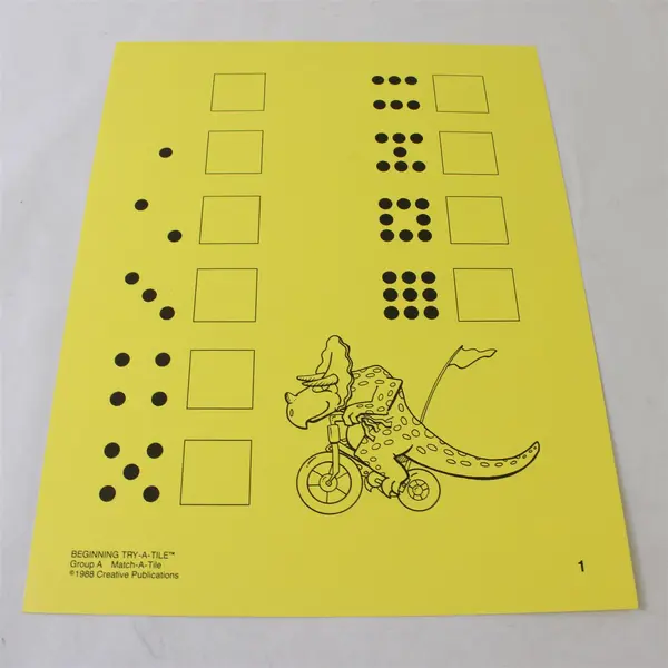 Creative Publications Try-A-Tile Worksheet Set Mathematics Education