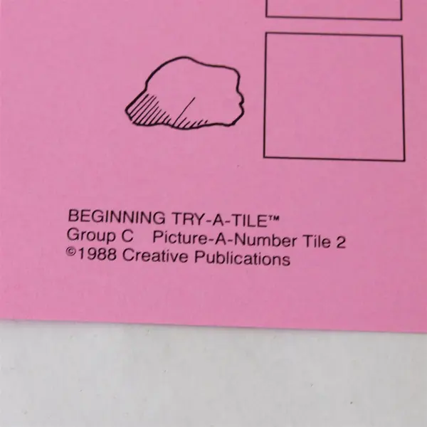 Creative Publications Try-A-Tile Worksheet Set Mathematics Education