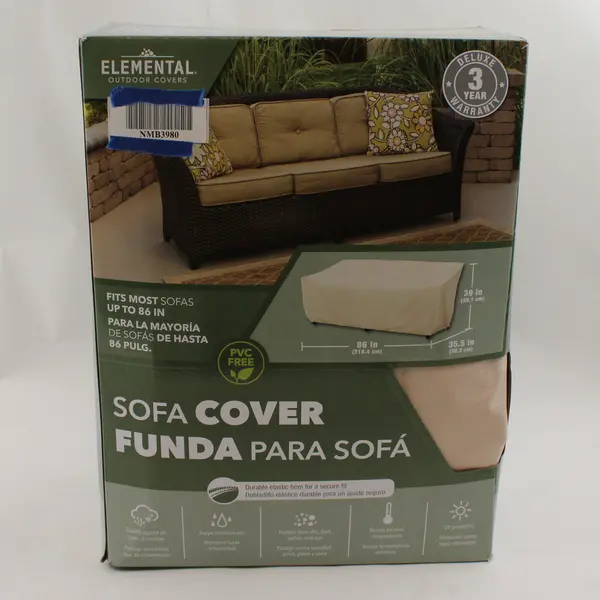 Elemental Outdoor Sofa Cover Patio Furniture Protective New