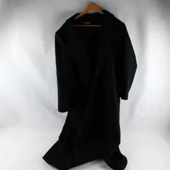 Vintage Signatures by Style VI Ltd Women's 14 Black 100% Wool Long Peacoat - USA
