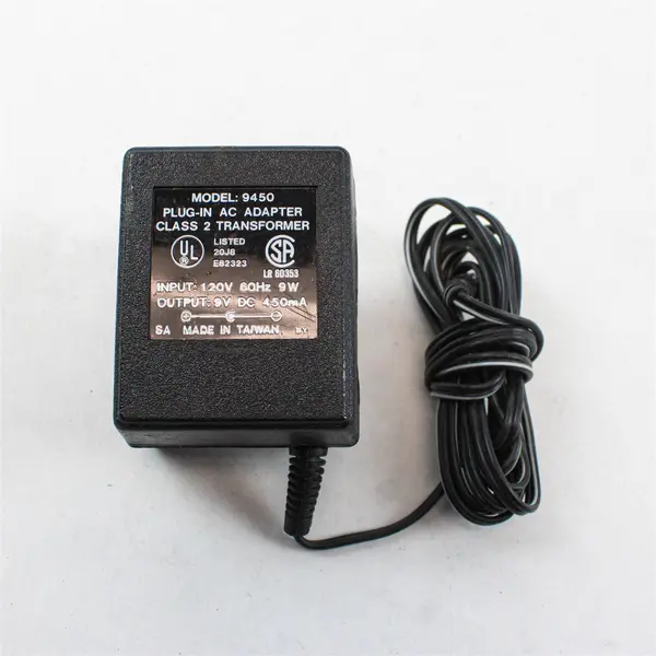 Model 9450 AC Adapter Class 2 Transformer 9V DC 450mA