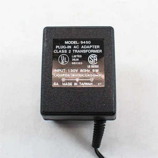 Model 9450 AC Adapter Class 2 Transformer 9V DC 450mA