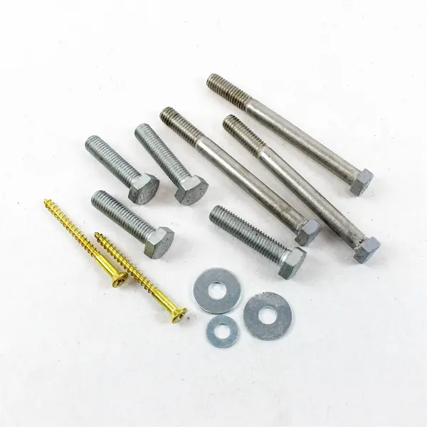 Lot of 12 Assorted Bolts Screws Washers Used Mixed Fastener Pack