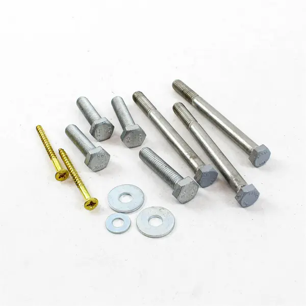 Lot of 12 Assorted Bolts Screws Washers Used Mixed Fastener Pack