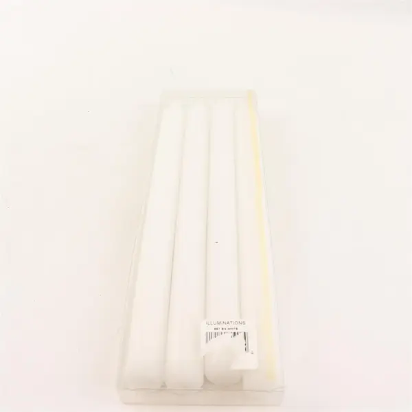Illuminations 11.5in White Taper Candle Set Wedding Dinner Decor