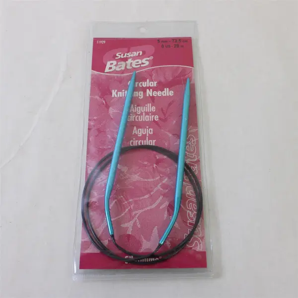 Lot of 3 Susan Bates Circular Knitting Needles 4mm 5mm 6.5mm New