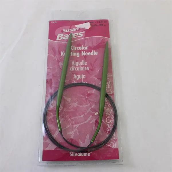 Lot of 3 Susan Bates Circular Knitting Needles 4mm 5mm 6.5mm New