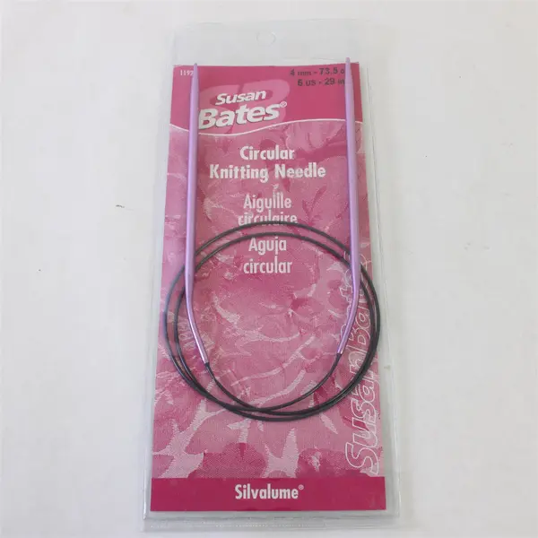 Lot of 3 Susan Bates Circular Knitting Needles 4mm 5mm 6.5mm New