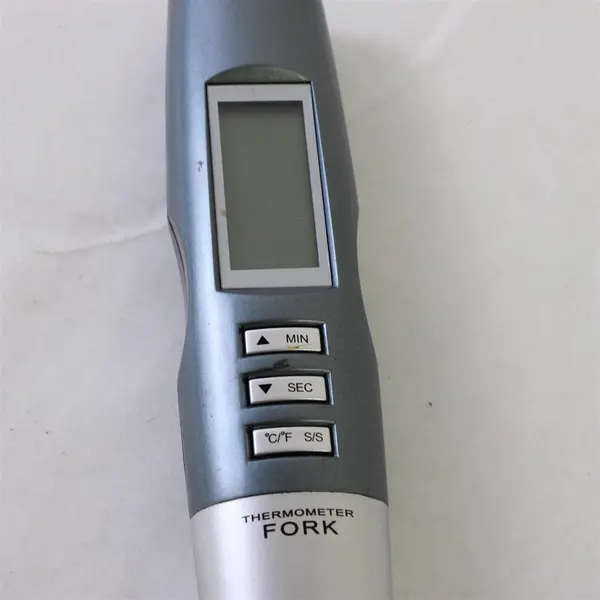 Digital Meat Thermometer Fork Grill Stainless Steel Probe 14" Tested