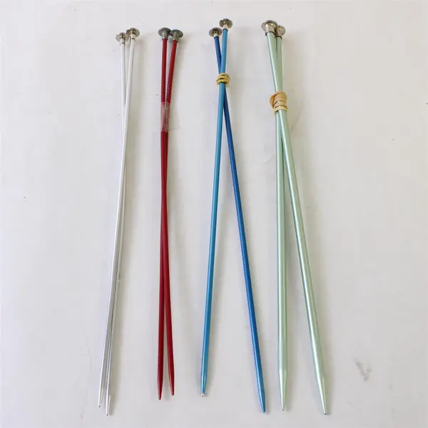 Lot of 4 Sets Knitting Needles Sizes 2-3-3-8 Pre-Owned Good Condition
