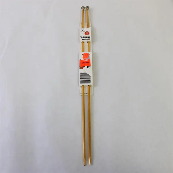 Boye Lot of 3 Pairs 14in Straight Aluminum Knitting Needles Assorted Sizes