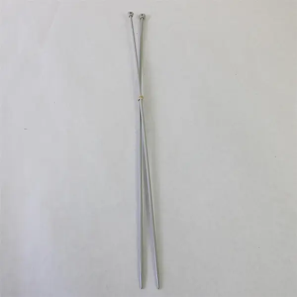 Boye Lot of 3 Pairs 14in Straight Aluminum Knitting Needles Assorted Sizes