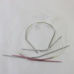 Lot of 4 Circular Knitting Needles US 2 & 3 12in 20in 29in 32in