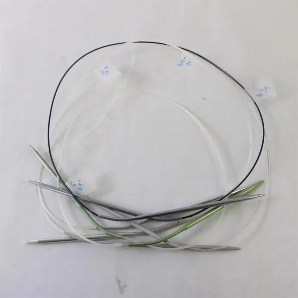 Lot of 4 Circular Knitting Needles - Sz 4(32"),5(29"),5(32"),6(29")