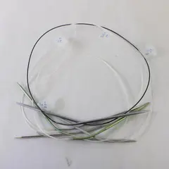 Lot of 4 Circular Knitting Needles - Sz 4(32"),5(29"),5(32"),6(29")