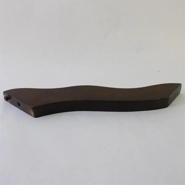Lot of 8 Dark Curved Wooden Furniture Legs 11.5in Used Sofa Chair Cabinet