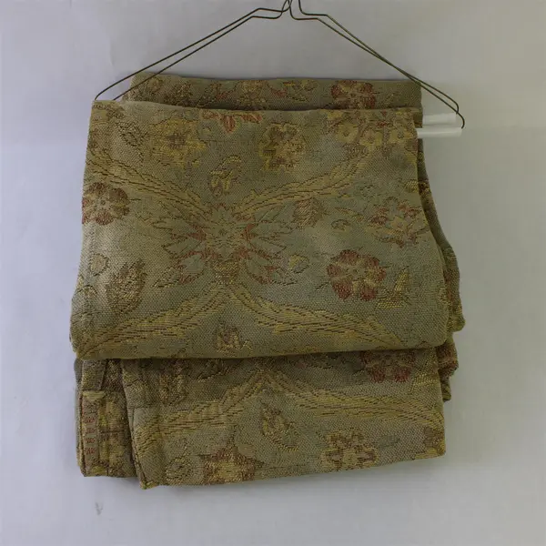 Lot of 4 Jacquard Drapery Panels 54" x 84" (7ft) with Matching Ties