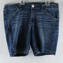 Lee Women's 12 (M) Medium Wash Regular Fit Mid-Rise Denim Bermuda Shorts