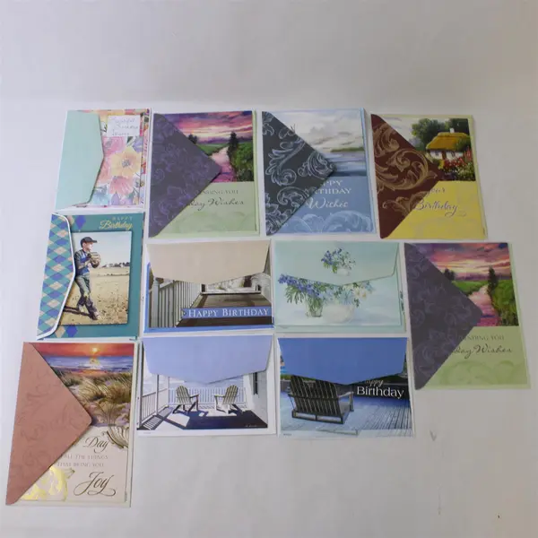 Lot of 25 Birthday Greeting Cards with Envelopes