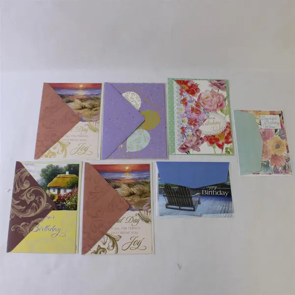 Lot of 25 Birthday Greeting Cards with Envelopes