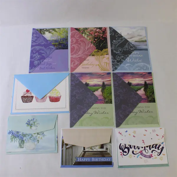 Lot of 25 Birthday Greeting Cards with Envelopes