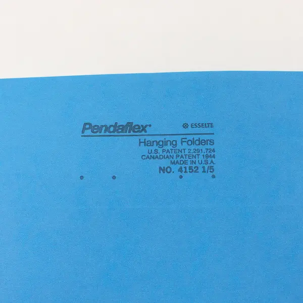 Pendaflex Letter Size Blue Hanging Folders Pack of 19