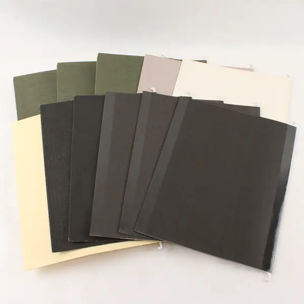 Lot of 10 Assorted Hanging File Folders Black Manila Beige Green