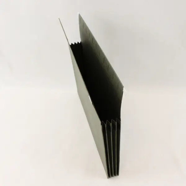 Lot of 10 Assorted Hanging File Folders Black Manila Beige Green
