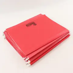 Lot of 18 Red Hanging File Folders Oxford Pendaflex