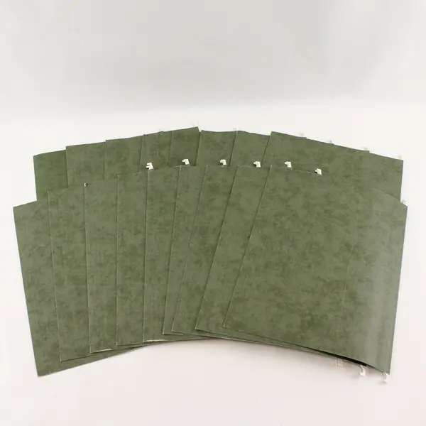 Lot of 17 Federal 15205 Green Hanging File Folders