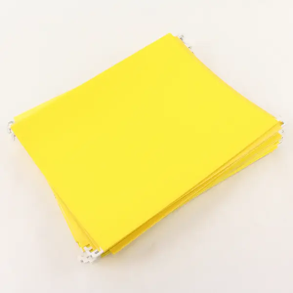 Lot of 20 Pendaflex Esselte No. 4152 1/5 Yellow Hanging File Folders